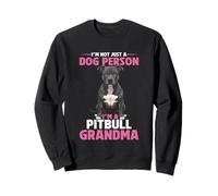 Non sono solo una persona canina Sono una nonna Pitbull Felpa
