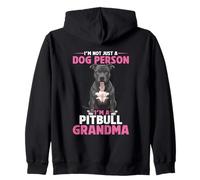 Non sono solo una persona canina Sono una nonna Pitbull Felpa con Cappuccio