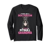 Non sono solo una persona canina Sono una nonna Pitbull Maglia a Manica