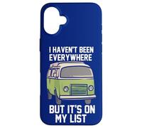 Non sono stato ovunque, ma è sulla mia lista Retro Camper Custodia per iPhone 16 Plus