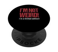 Non sono strano slogan divertente PopSockets PopGrip Adesivo