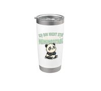 Non sono testardo Solo estremamente stabile Panda Bicchiere termico in acciaio inox doppia parete