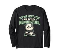 Non Sono testardo Solo Estremamente Stabile Panda Maglia a Manica