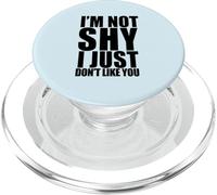 Non sono timido, non mi piaci, divertente meme introverso PopSockets PopGrip per MagSafe