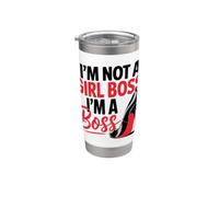 Non sono un capo ragazza, sono una signora capo tacchi alti tacchi a spillo Bicchiere termico in acciaio inox doppia parete