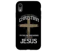 Non sono un cristiano prefetto Sono colui che conosce Gesù Custodia per iPhone XR