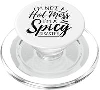 Non sono un disastro, sono un disastro piccante Mamma Papà PopSockets PopGrip per MagSafe