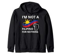 Non sono un filippino per niente Tee Free DU30 Duterte gratuito Felpa con Cappuccio