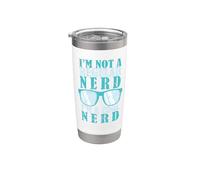Non sono un nerd normale, ma figo Bicchiere termico in acciaio inox doppia parete