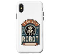 Non Sono Un Robot Captcha Divertente Computer Divertente Custodia per iPhone X/XS