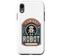 Non Sono Un Robot Captcha Divertente Computer Divertente Custodia per iPhone XR