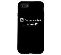 Non sono un robot o sono Internet sarcastico divertente detto Custodia per iPhone SE (2020) / 7/8
