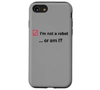 Non sono un robot o sono Internet sarcastico divertente detto Custodia per iPhone SE (2020) / 7/8