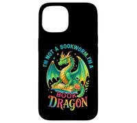 Non sono un topo di biblioteca, sono un drago del libro Custodia per iPhone 15