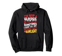 Non Sono Un Vampiro ma Mi Sento Come Uno Felpa con Cappuccio