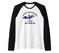 Non sono una farfalla sociale, sono un pipistrello antisociale. Maglia con Maniche Raglan