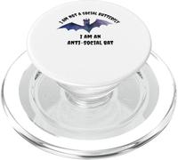 Non sono una farfalla sociale, sono un pipistrello antisociale. PopSockets PopGrip per MagSafe