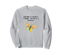 Non sono una persona creativa, quindi ecco una creatività a farfalla Felpa
