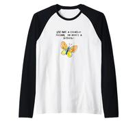 Non sono una persona creativa, quindi ecco una creatività a farfalla Maglia con Maniche Raglan