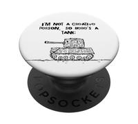 Non sono una persona creativa, quindi ecco una creatività del carro armato PopSockets PopGrip Adesivo