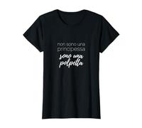 Non sono una principessa sono una polpetta meatball italiana Maglietta