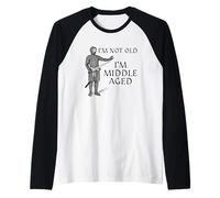 Non Sono Una Vecchia Storia Medievale Divertente Maglia con Maniche Raglan