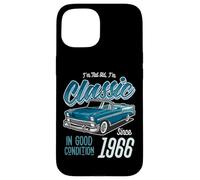 Non sono vecchio sono la classica auto d'epoca nata nel 1966 Custodia per iPhone 15