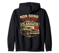 Non Sono Vecchio, Sono Un Classico - Design Auto Vintage Ret Felpa con Cappuccio