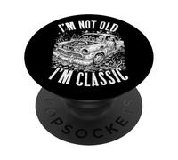 Non sono vecchio, sono un classico, divertente, vintage, animali abbandonati PopSockets PopGrip Adesivo