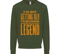 Non Sono Vecchio Sono Una Leggenda Divertente Felpa Uomo Compleanno