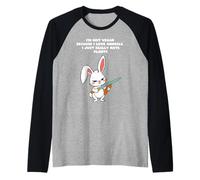 Non sono vegano perché amo gli animali, odio solo le piante Maglia con Maniche Raglan