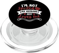 Non sono viziato, mio marito mi ama e basta PopSockets PopGrip per MagSafe