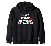 Non Sono Viziato, Mio Nonno Mi Vuole Solo Bene. Felpa con Cappuccio