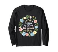 Non Sorelle di Sangue ma Sorelle di Cuore Fratello Bambini Maglia a Manica