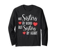 Non Sorelle di Sangue ma Sorelle di Cuore Maglia a Manica