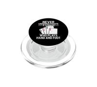 Non sottovalutare mai la donna che gioca a carte con le mani PopSockets PopGrip per MagSafe