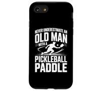 Non sottovalutare mai un vecchio con una pagaia da pickleball Custodia per iPhone SE (2020) / 7 / 8