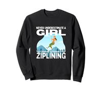 Non sottovalutare mai una ragazza che ama le donne Zipline Felpa