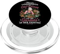 Non sottovalutare mai una vecchia che fa ancora giardinaggio in lei 80 PopSockets PopGrip per MagSafe