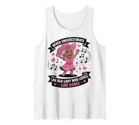 Non Sottovalutare mai Una Vecchia Signora Che AMA la Line Canotta