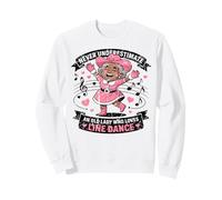 Non Sottovalutare mai Una Vecchia Signora Che AMA la Line Felpa