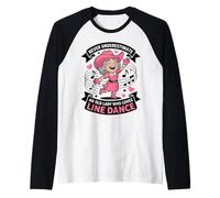 Non Sottovalutare mai Una Vecchia Signora Che AMA la Line Maglia con Maniche Raglan