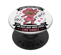 Non sottovalutare mai una vecchia signora che ama la line PopSockets PopGrip Adesivo