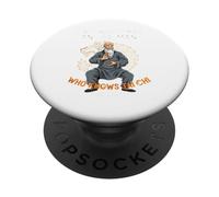 Non sottovalutare un vecchio che conosce Tai Chi Mens PopSockets PopGrip Adesivo