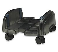 Non specificato Supporto Carrello Porta Computer CPU PC Case Tower Regolabile in PLASTICA Nero