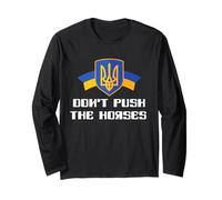 Non Spingere i Cavalli Ucraina Boxe Maglia a Manica