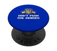 Non spingere i cavalli Ucraina Boxe PopSockets PopGrip Adesivo