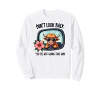 Non stai Andando così Motivazionale Highland Cow Felpa