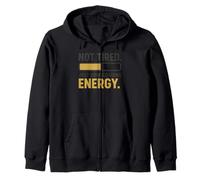 Non Stanco Solo scaricando Energy Yellow Felpa con Cappuccio