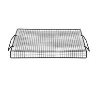 Non - Stick BBQ Grill Rack | Portable Handle Iron Barbecue Mesh Net for Outdoor Grilling/Camping/Picnics | Sturdy & Simple Upkeep Cooking Tool